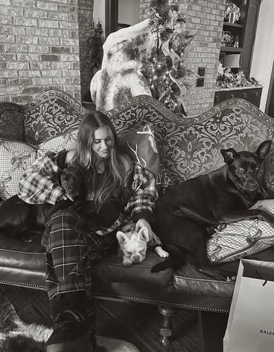 Ariana Biermann with her pet dogs