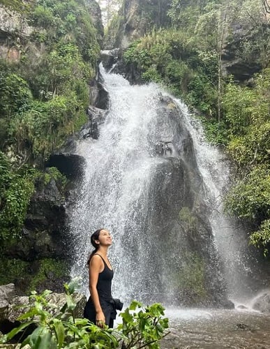 Arianna Rivas during her vacation