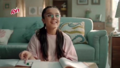 Arista Mehta in the television commercial of Rin