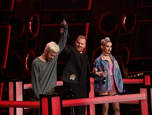 Arjeta Palushaj in The Voice of Albania