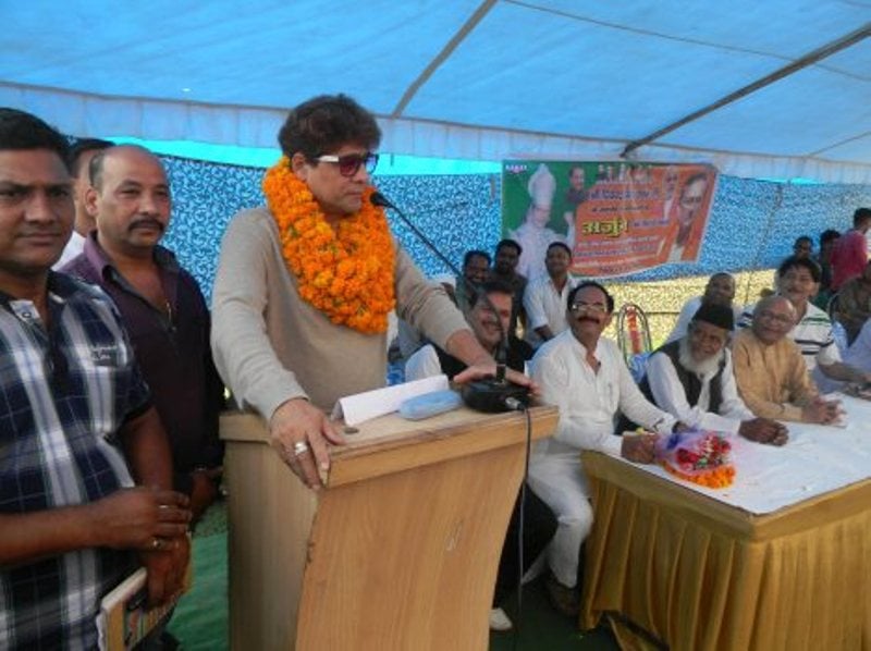 Arjun Firoz Khan Campaigning for the BJP in Dehradun