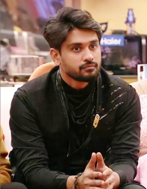 Arjun Kalyan during his participation in Big Boss Telugu
