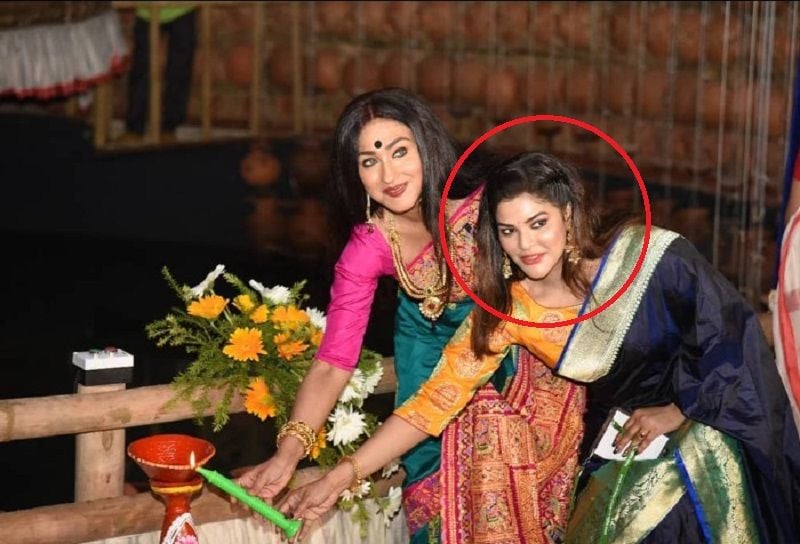 Arpita Mukherjee during an inauguration ceremony