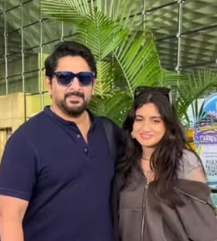 Arshad Warsi with his daughter, Zene Zoe
