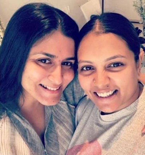 Arti Nayar with Namrata Soni