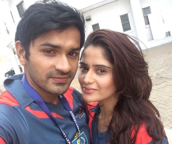 Arti Singh with Mrunal Jain