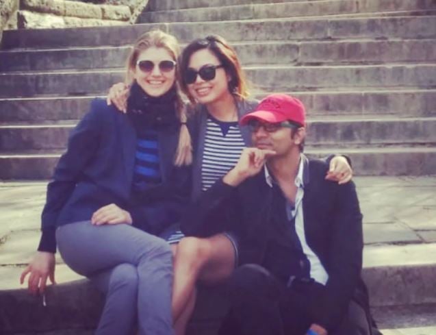 Arunabh Kumar with colleague and friend from Red Chills Entertainment