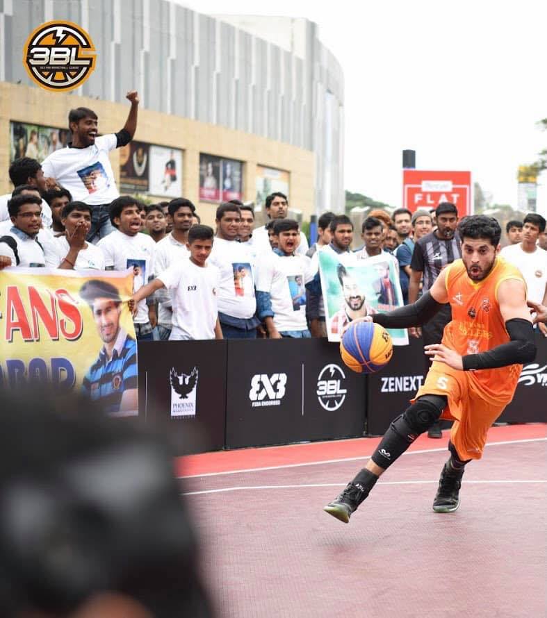 Arvind Krishna while, playing basketball