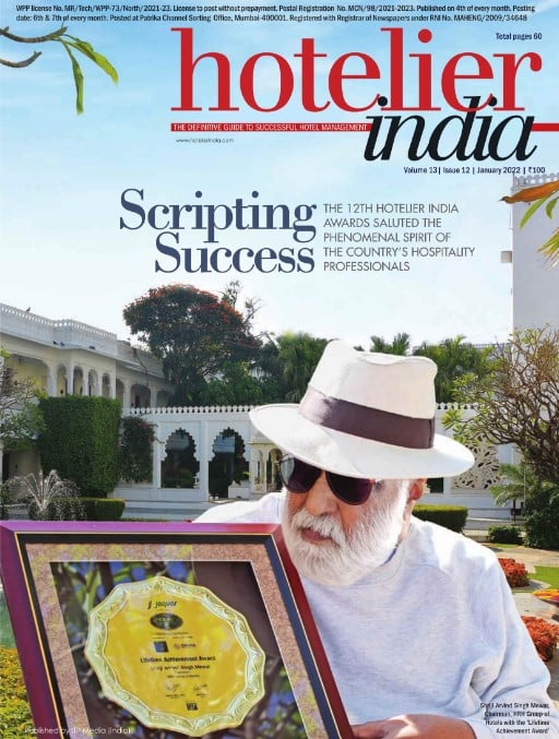 Arvind Singh Mewar on the cover of a magazine