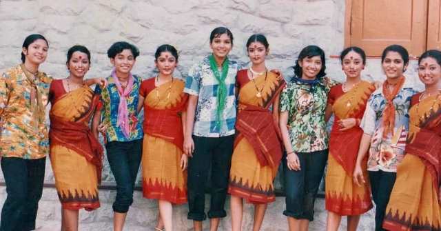 Arya Rohit in her school days