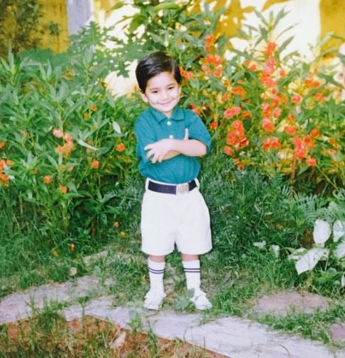Aryan Arora in childhood