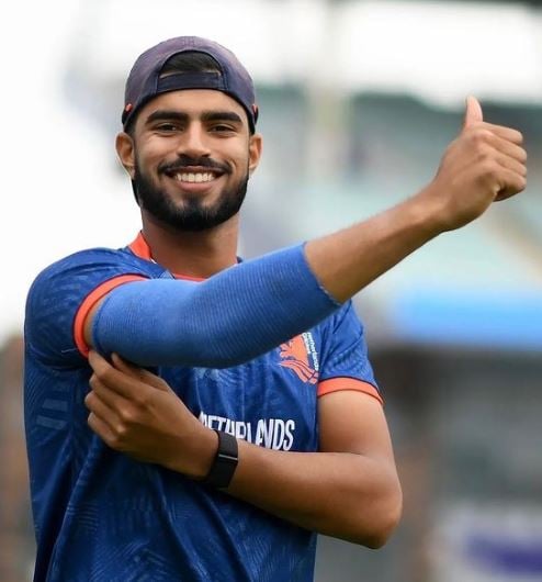 Aryan Dutt during a practice session