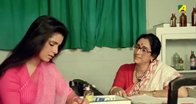 Asha Sharma in a still from the 1990 Bengali film 