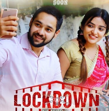 Aashi Roy on the poster of the film Lockdown