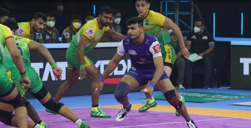 Ashish during season 8 of the Pro Kabaddi League