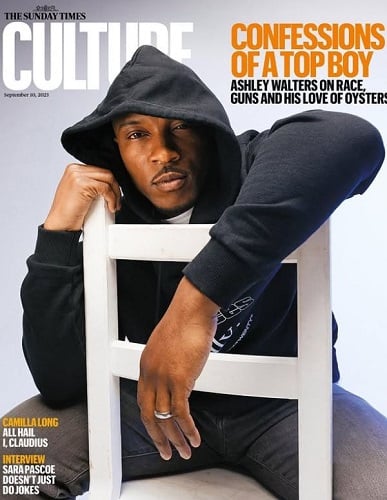 Ashley Walters featured on a magazine cover