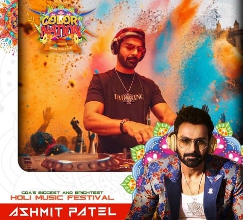 Ashmit Patel as a DJ during an event