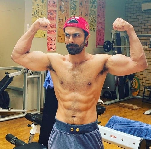 Ashmit Patel at a gym