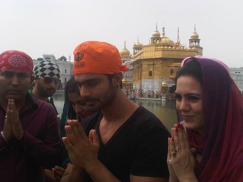 Ashmit Patel at the Golden Temple