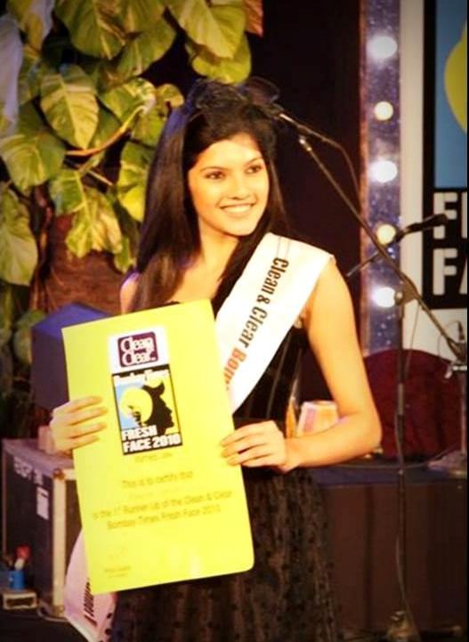 Ashrita Shetty as the winner of Clean &amp; Clear Fresh Face competition
