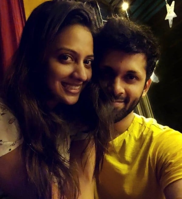 Ashutosh Patki with Tejashri Pradhan