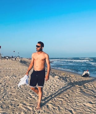 Ashutosh Sharma while enjoying holidays