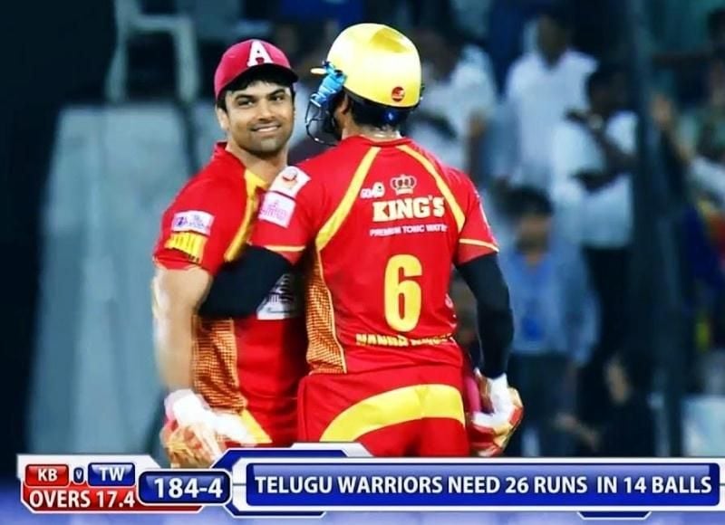 Ashwin Babu while playing in CCL