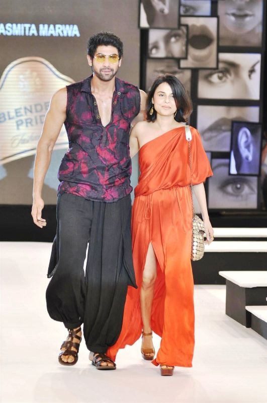 Asmita Marwa with actor Rana Daggubati