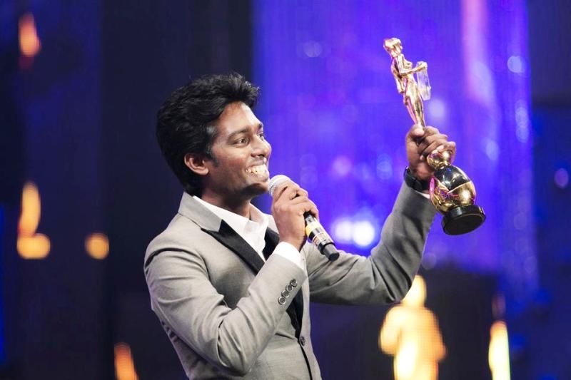 Atlee Kumar With His Award