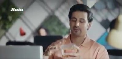 Avi Rakheja in the advertisement of Bata