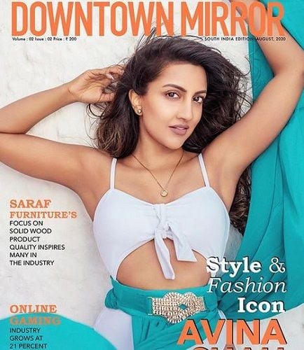 Avina Shah Featured on a Magazine Cover