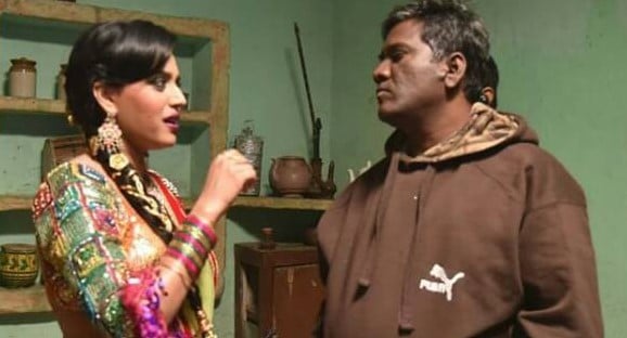 Avinash Das on the sets of Anaarkali of Aarah in 2017