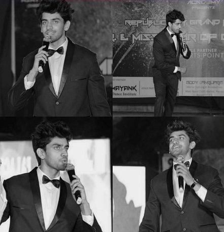 A collage of Avinash Mishra as a host
