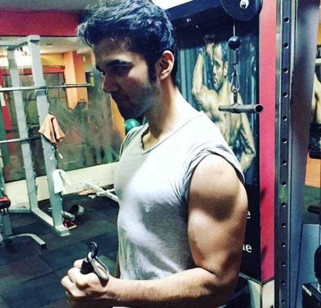 Avinash Mukherjee in gym