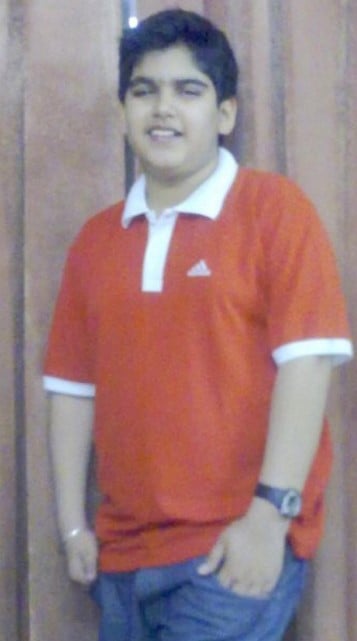 Aviral Gupta during his childhood