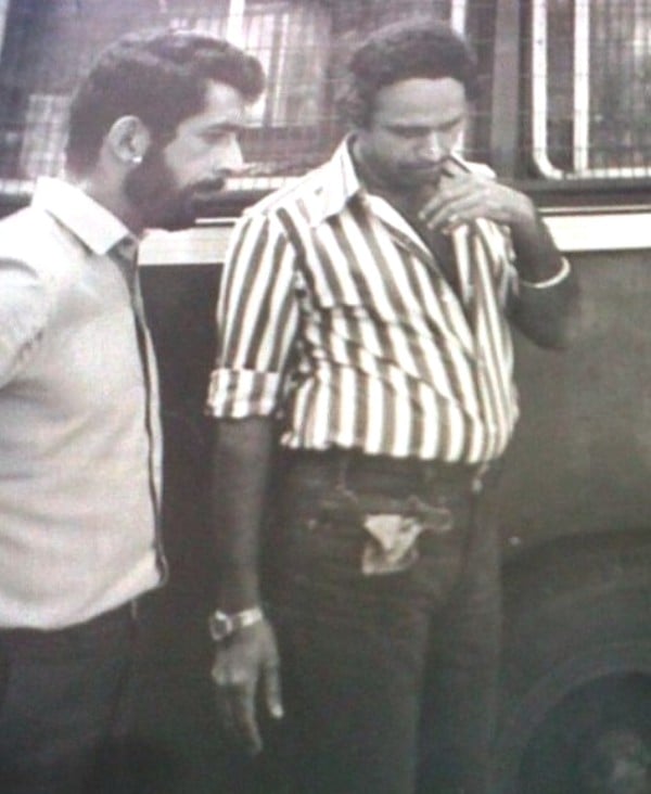 Avtar Gill (right) with Naseeruddin Shah in a still from the film Albert Pinto Ko Gussa Kyoon Aata Hai