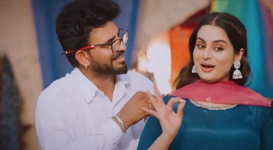 Ayesha Khan featured in the music video of the Punjabi song Reborn Heer