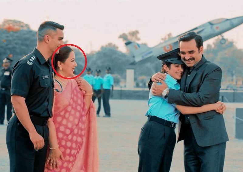 Ayesha Raza Mishra in the film Gunjan Saxena The Kargil Girl