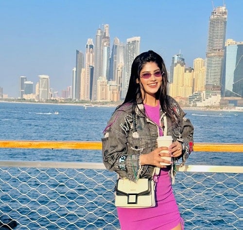 Ayra Bansal during her vacation