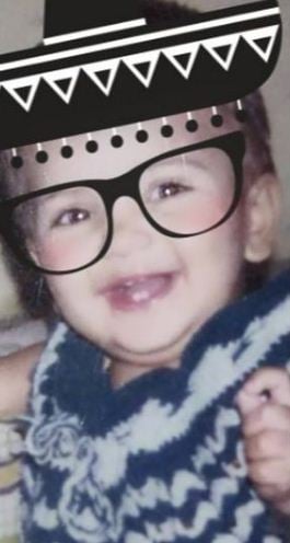 Azma Fallah in childhood