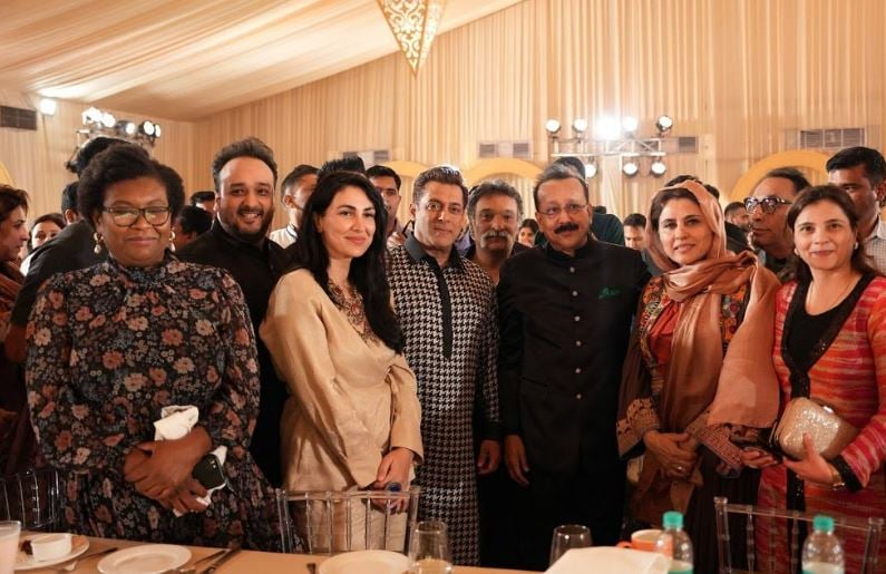 Baba Siddique during his Iftar Party