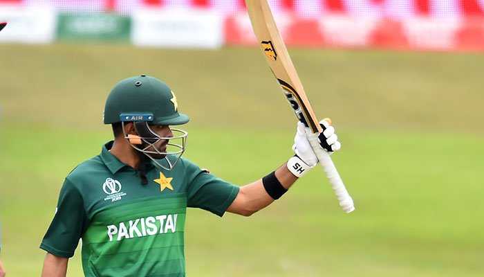 Babar Azam against England scoring an impressive half century in ICC World Cup 2019