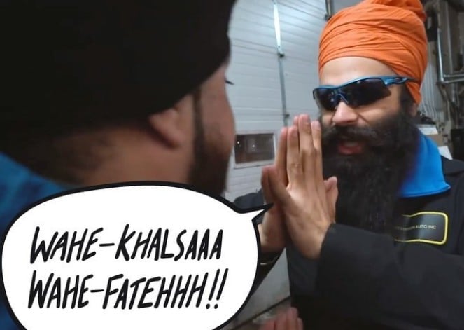 Babbulicious in a still from Khalsa Uncle skit