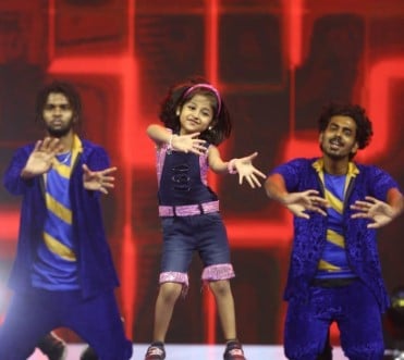 Baby Aazhiya in a still from the dance reality show