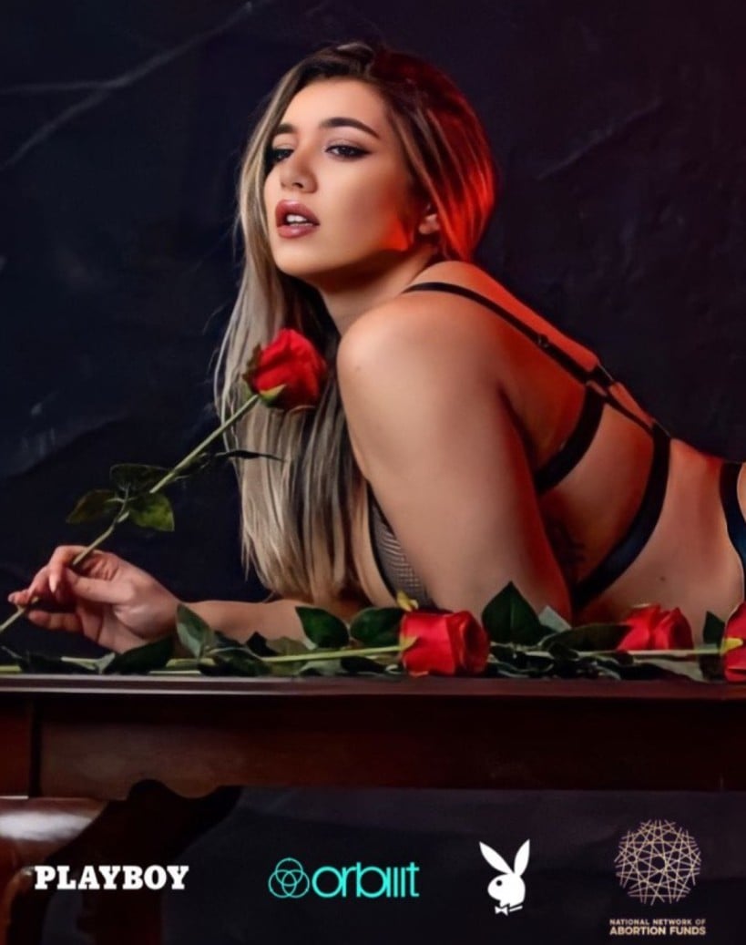 Babydoll Archi as a Playboy lingerie model
