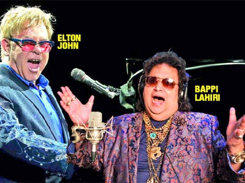 Bappi Lahiri and Elton John