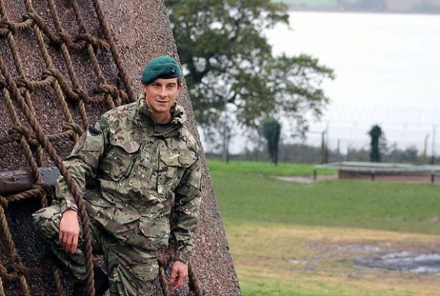 Bear Grylls as a soldier