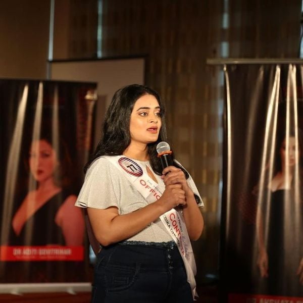 Bebika Dhurve at The International Glamour Project Miss India 2020