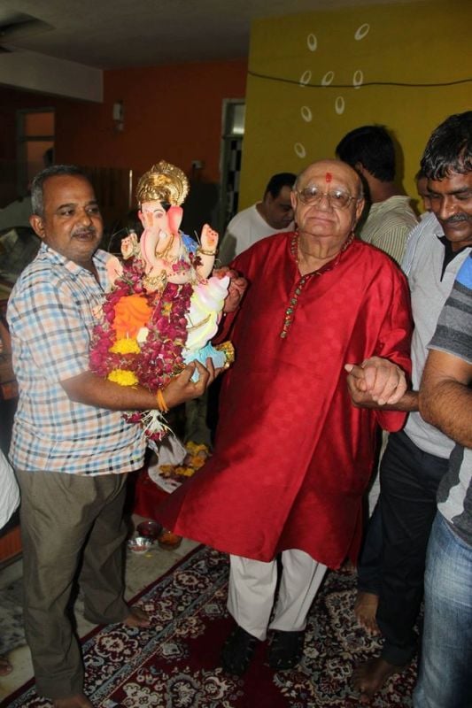 Bejan Daruwalla During Ganpati Festival