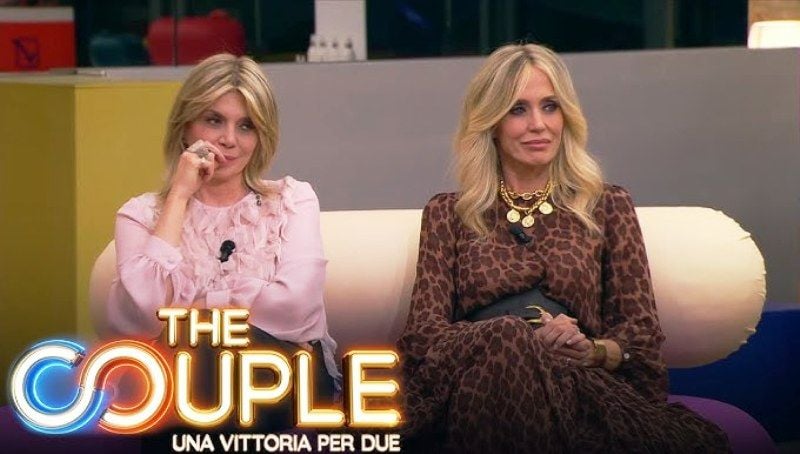Benedicta Boccoli, along with her sister Brigitta Boccoli, in a still from the reality show 